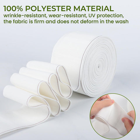 Easy DIY setup with pleat tape and hooks.