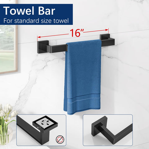 Gypie towel ring on wall for compact towel storage