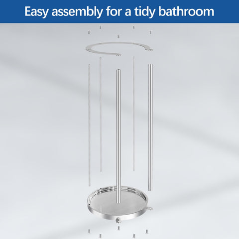 Gypie anti-slip base protects floors while keeping rolls accessible.
