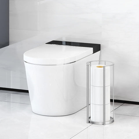 Gypie brushed-nickel finish adds sleek modern style to bathrooms.
