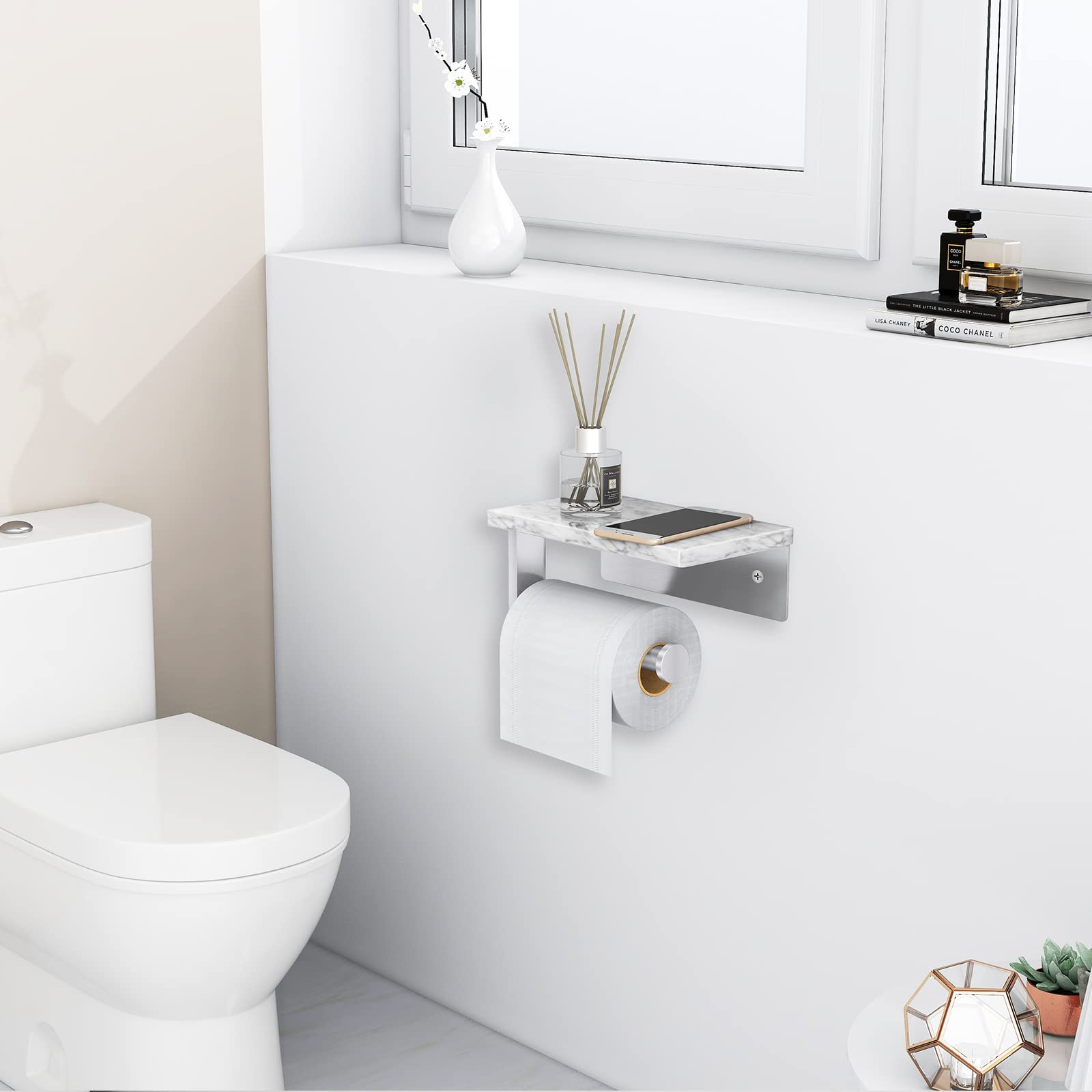 Compact, practical placement for phone or keys on Gypie shelf