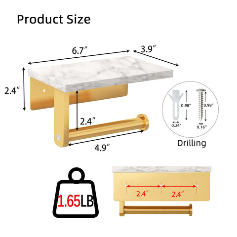 Gypie open-sided design prevents paper from slipping during use on the wall.