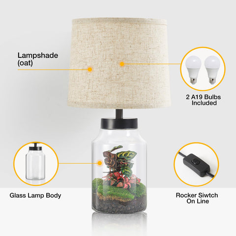 GyroVu easy-to-assemble lamp with simple setup.