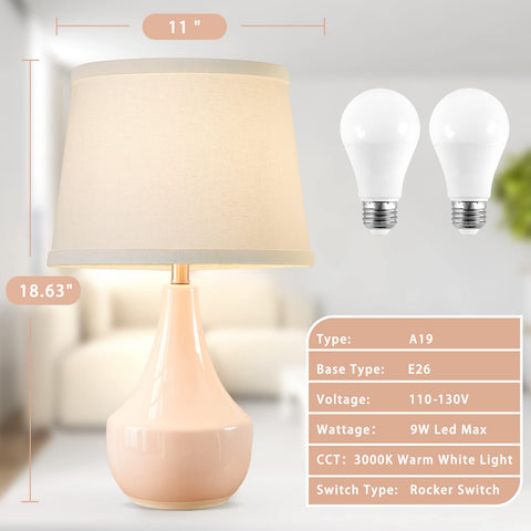 GyroVu fabric shade diffuses warm light for comfortable reading