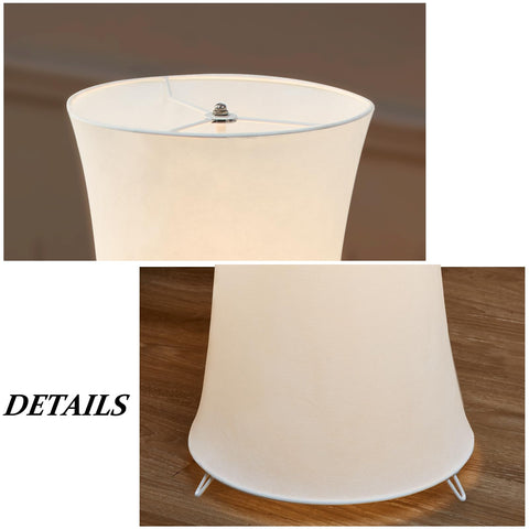 GyroVu modern corner lamp suited for living room or office spaces.