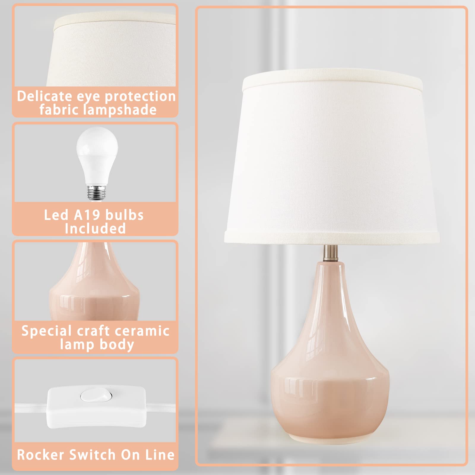 GyroVu modern lamps suit living room and bedroom decor
