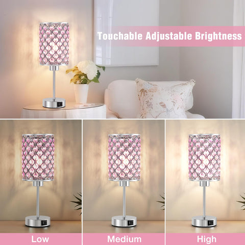 GyroVu lamp with USB-C and USB-A ports for convenient charging.