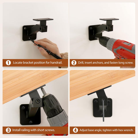 Gyykzz easy-install hardware kit included for quick, tool-friendly setup.