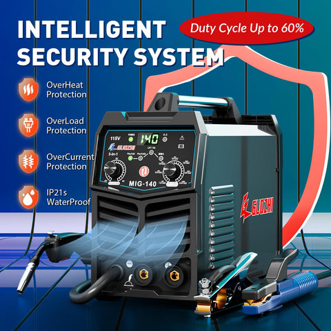 GZ GUOZHI 140A MIG Welder digital display for easy control
