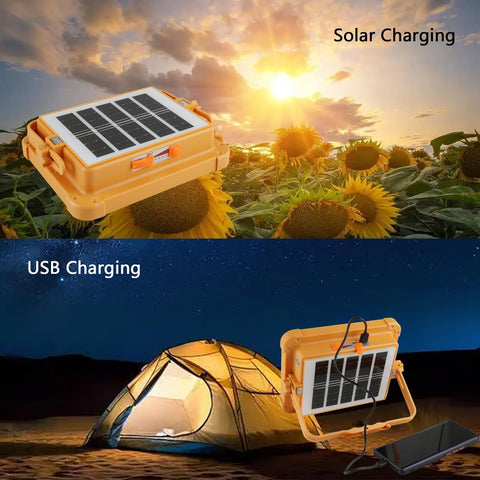 GZGLUZ solar and USB dual charging keeps devices powered off-grid.