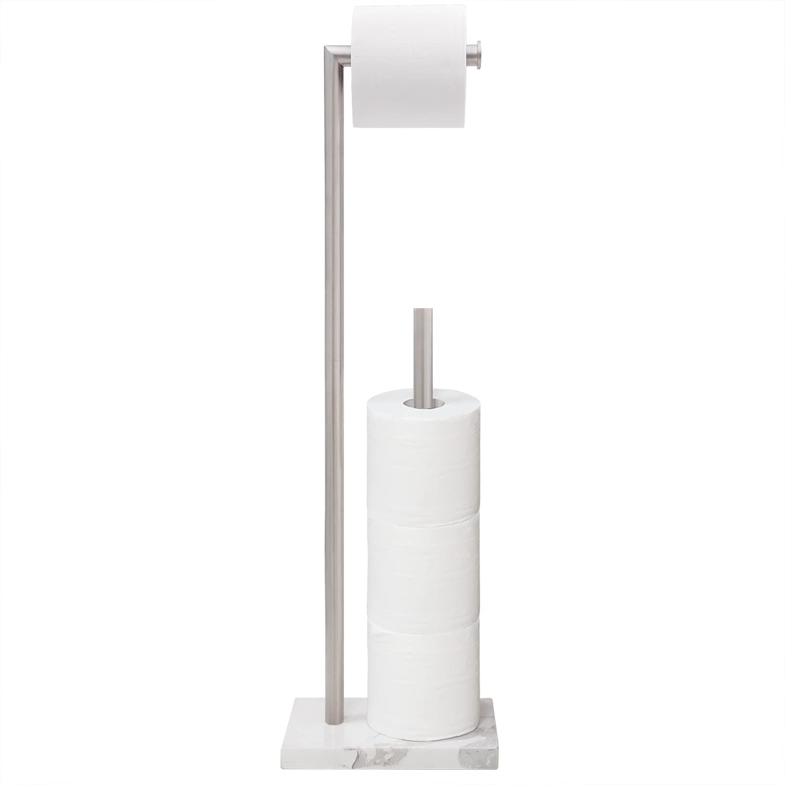 Reserve rod supports up to three mega rolls for backup use