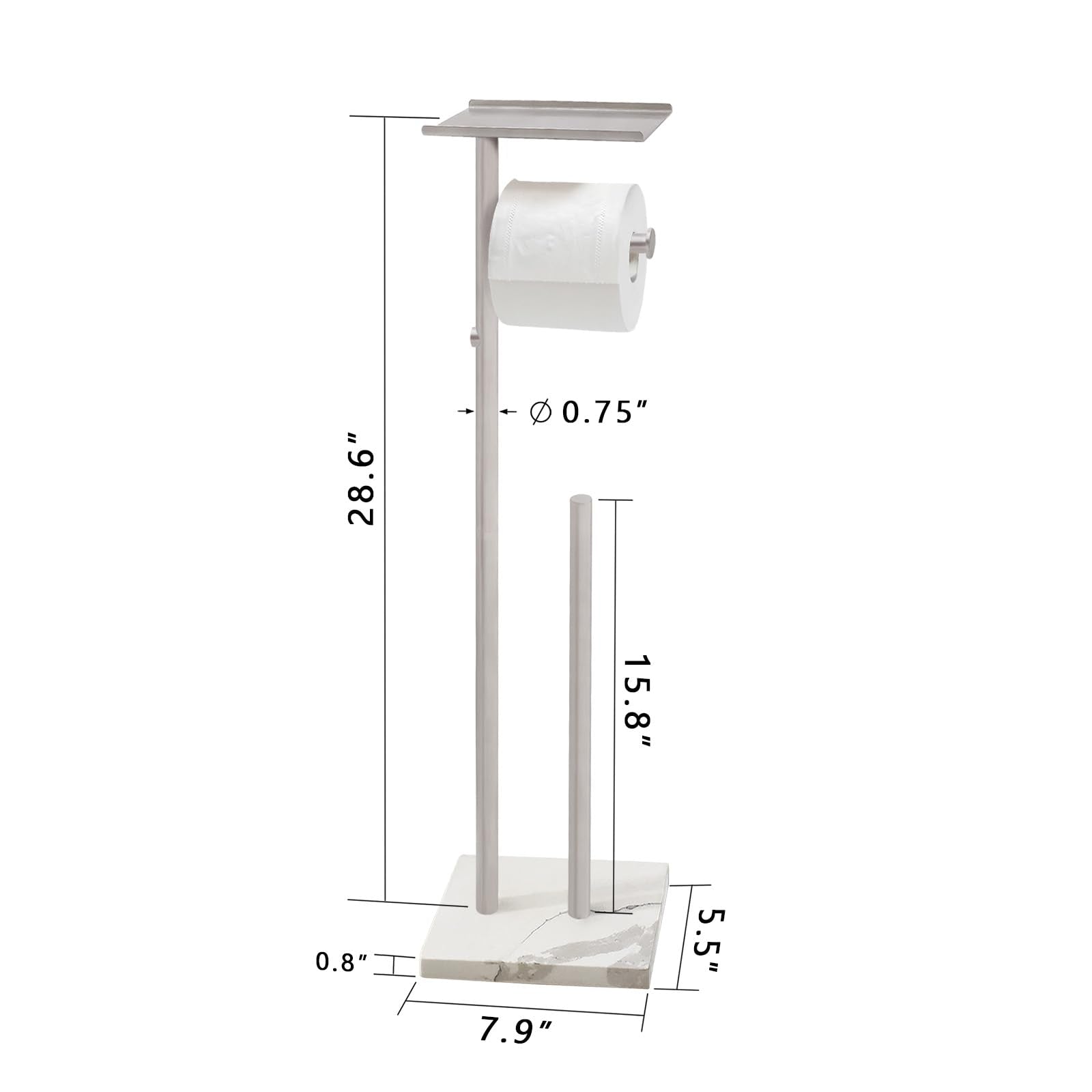 GZILA top shelf holds phone, wipes and keys for clutter-free surface