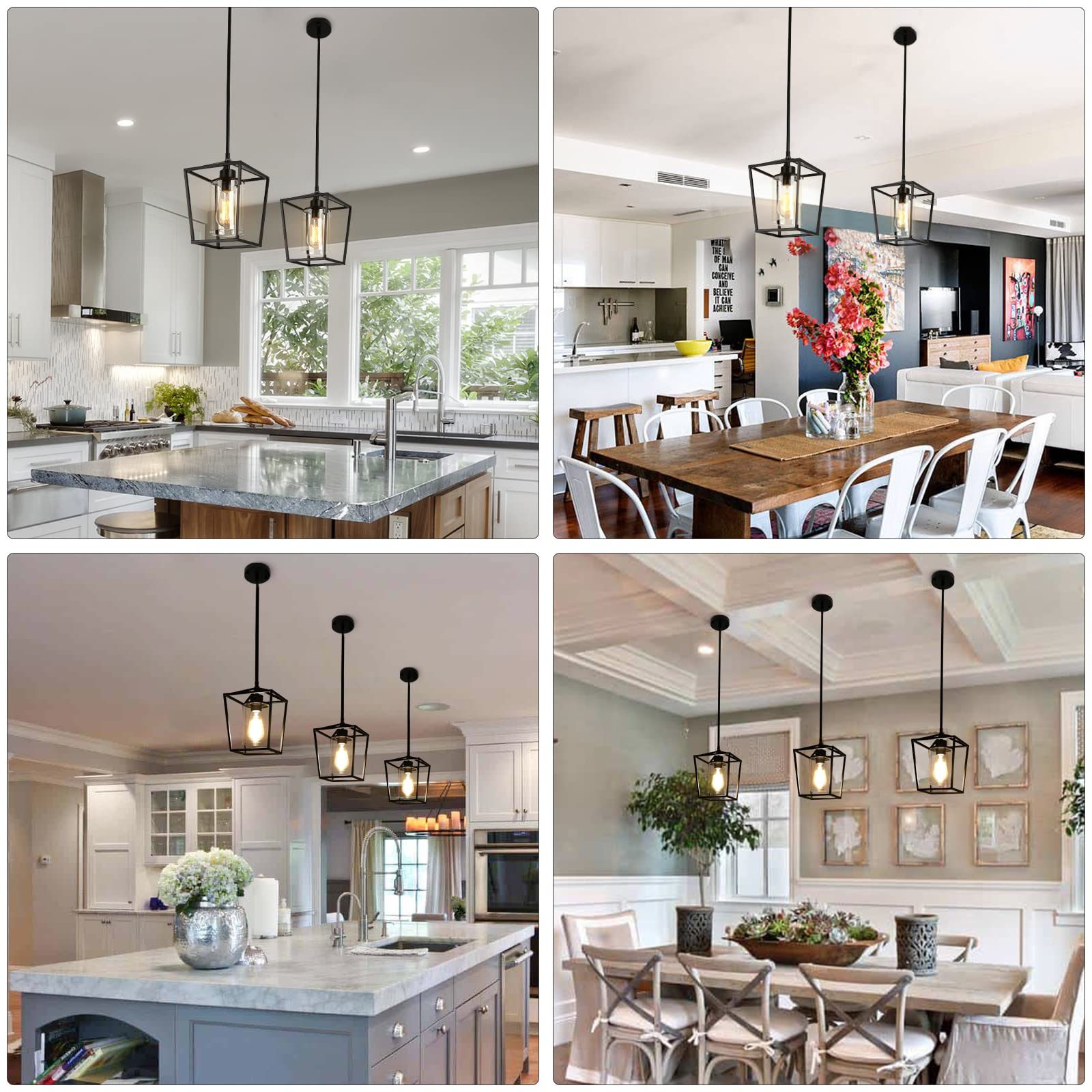 GZJunYo adjustable height pendant suits kitchen islands and entryways with flexible hanging length
