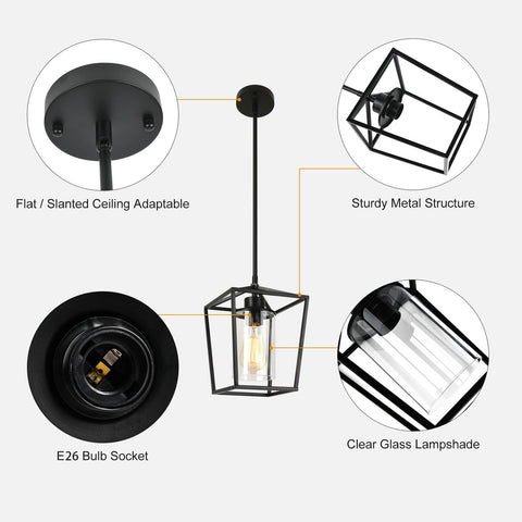 GZJunYo dimmable pendant light provides soft, adjustable lighting when paired with a dimmer