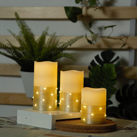 H-BLOSSOM remote-controlled candles for convenient multi-candle use