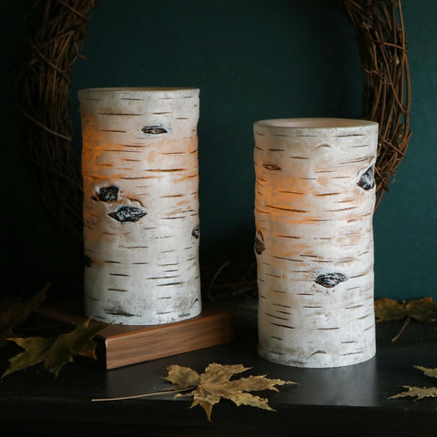 H-BLOSSOM real-wax shell candles provide authentic look and touch
