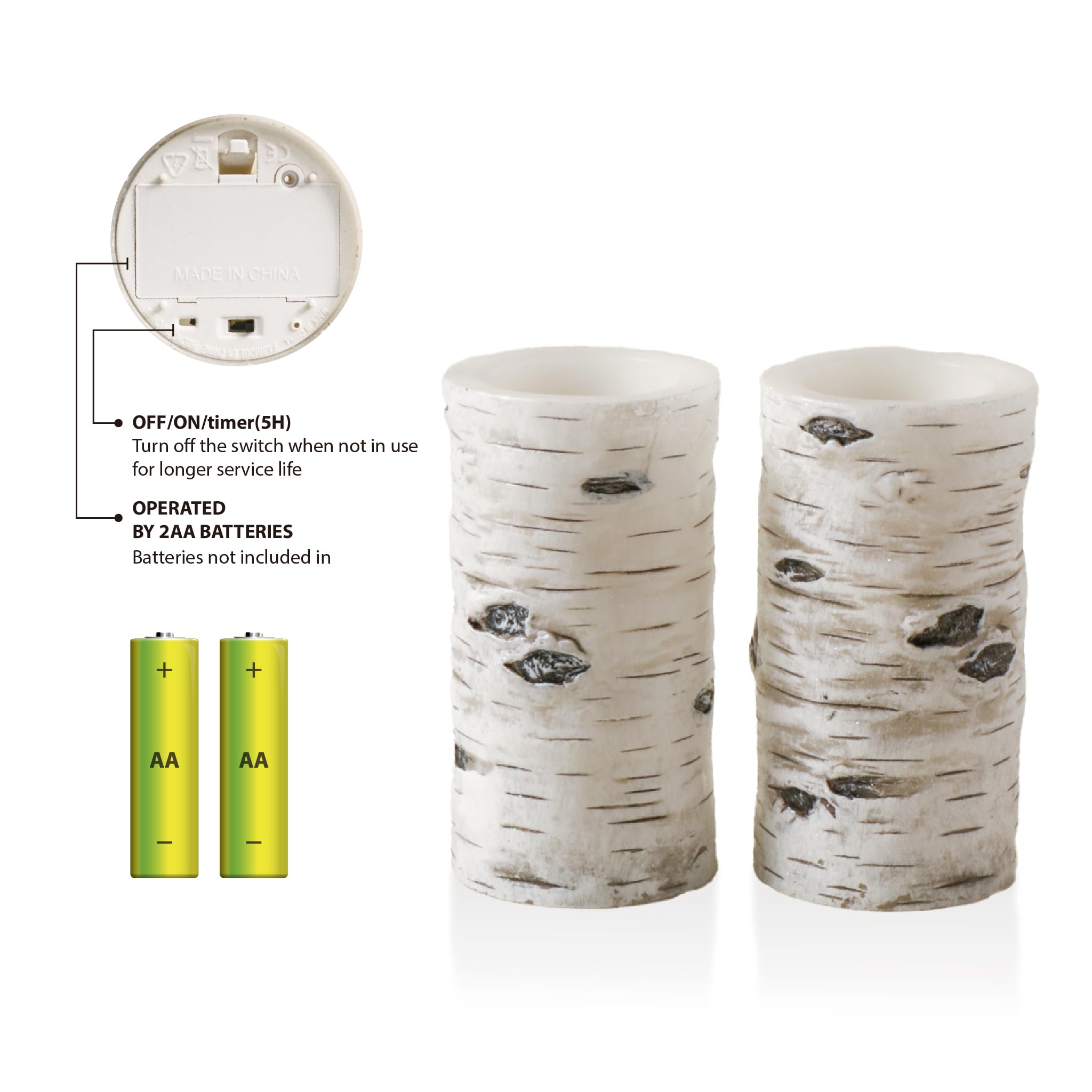H-BLOSSOM safe flameless candles keep kids and pets out of danger