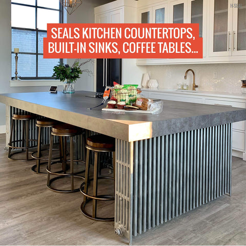 H-Seal matte-finish on countertop highlights natural texture
