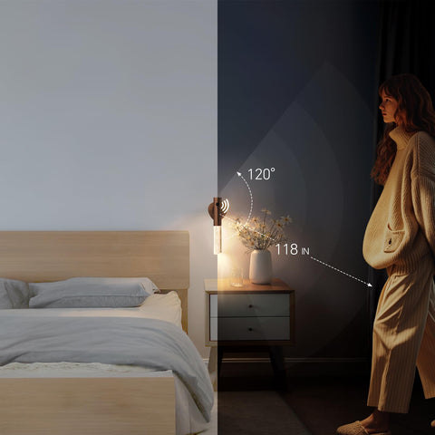HAANGWAN bubble glow night light provides calming bedroom illumination