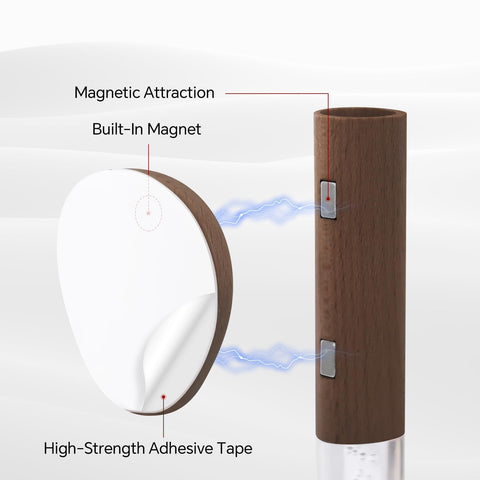 HAANGWAN wall sconce with magnetic base for easy placement