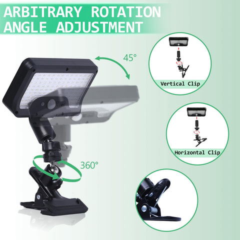 HAARAY 360-degree rotatable solar light directs illumination where you need it