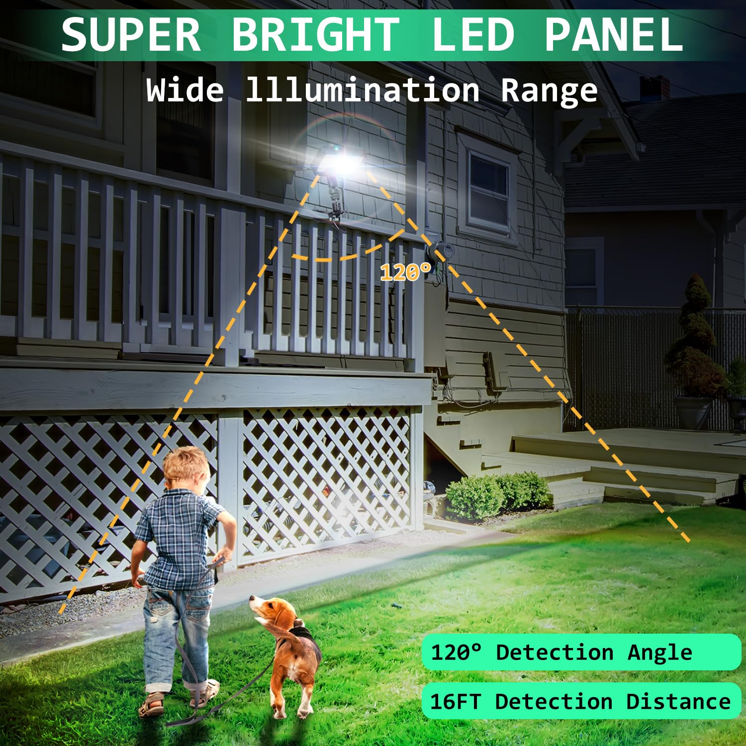 HAARAY motion-detection solar light catches movement for safer pathways