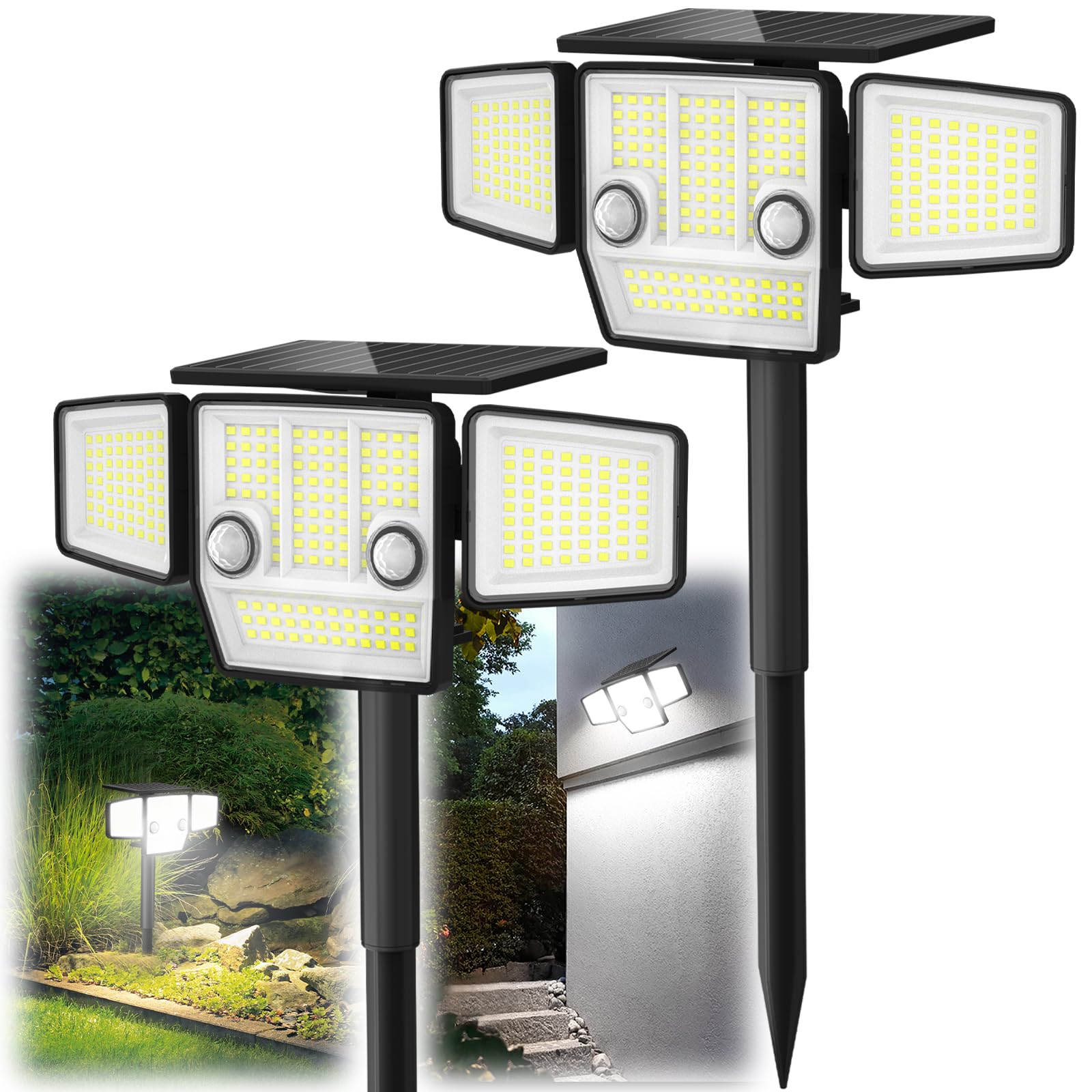 HAARAY two-pack delivers comprehensive exterior illumination