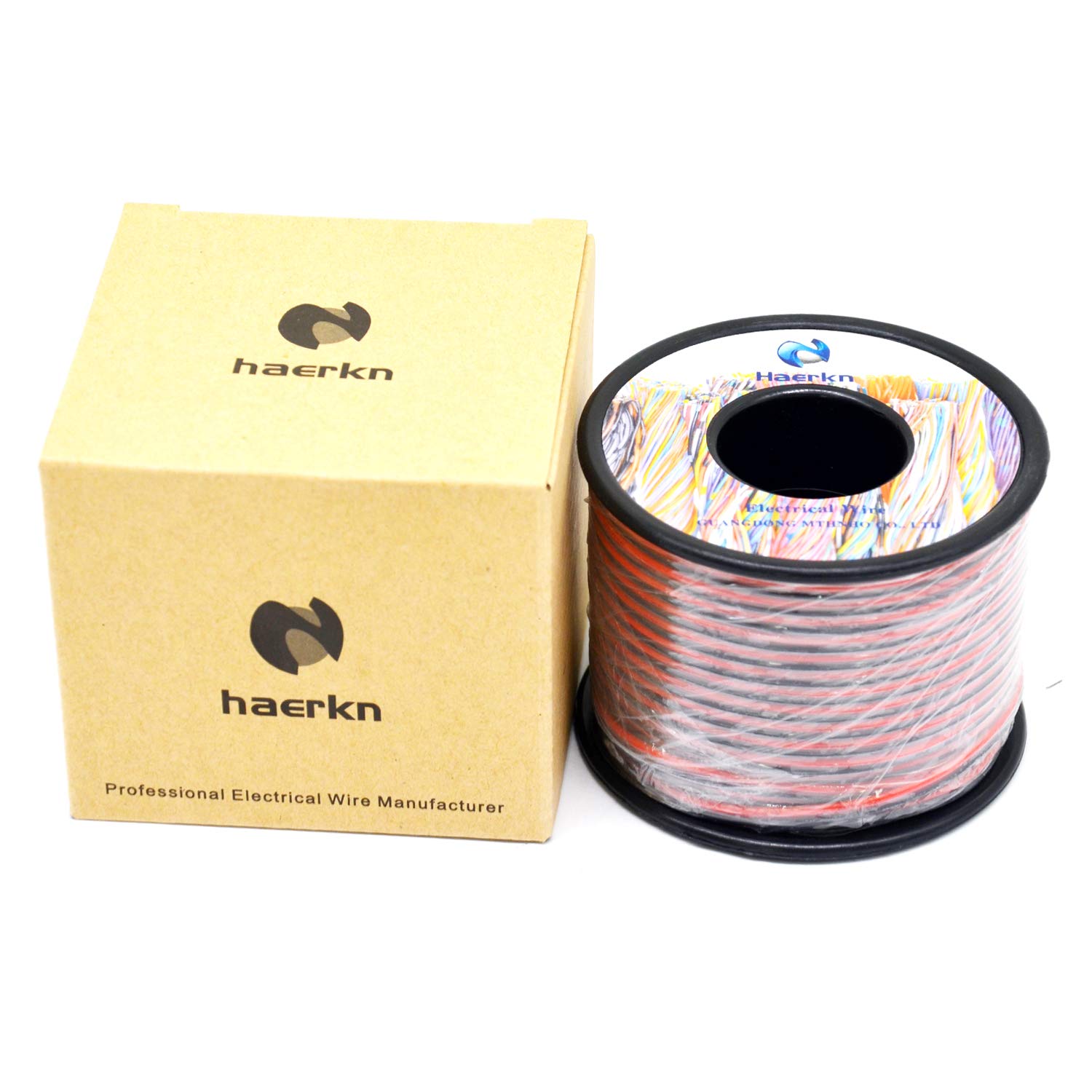 Cross-section of Haerkn silicone insulated wire highlighting heat resistance.
