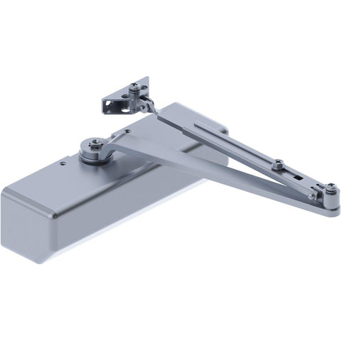 Hager 5300M16ALM door closer in sprayed aluminum finish for durable high-traffic doors
