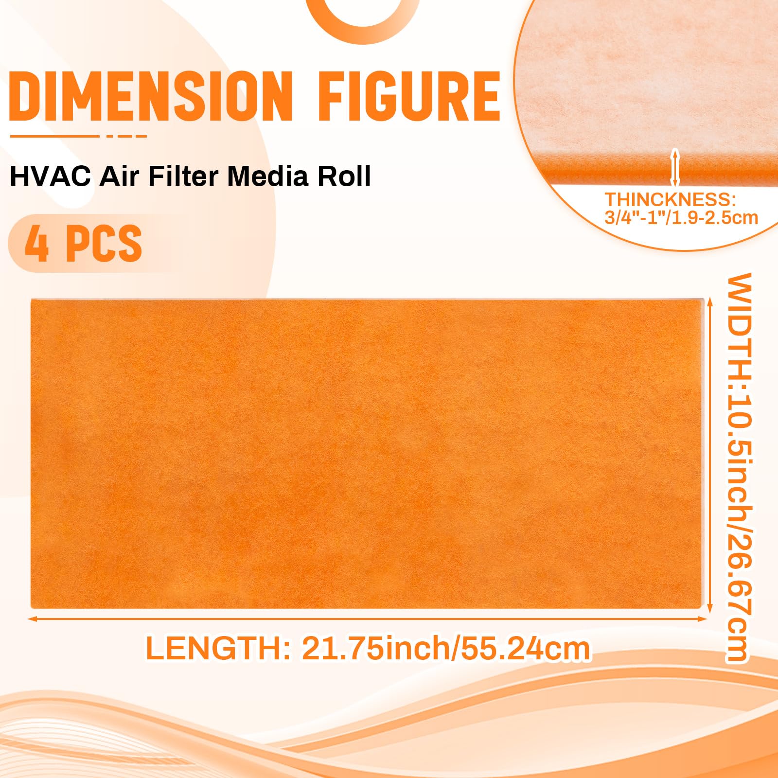 Hahafelt replacement pad for EV200 offers reliable fit and trim-to-fit capability.