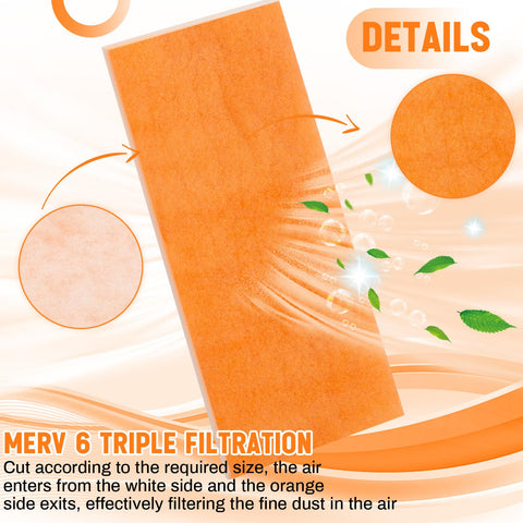 Hahafelt EV240 pad captures fine particles while maintaining airflow.