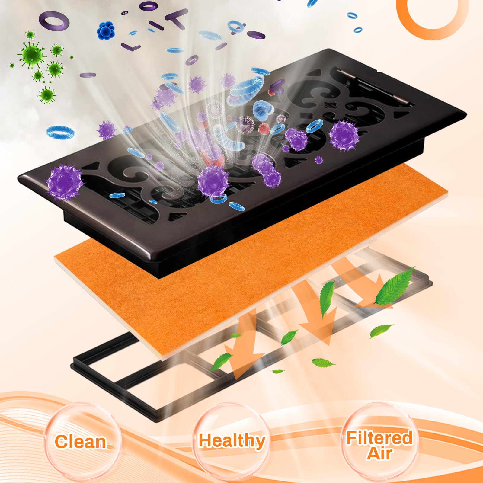Hahafelt EV300 pad supports balanced airflow and dust capture.