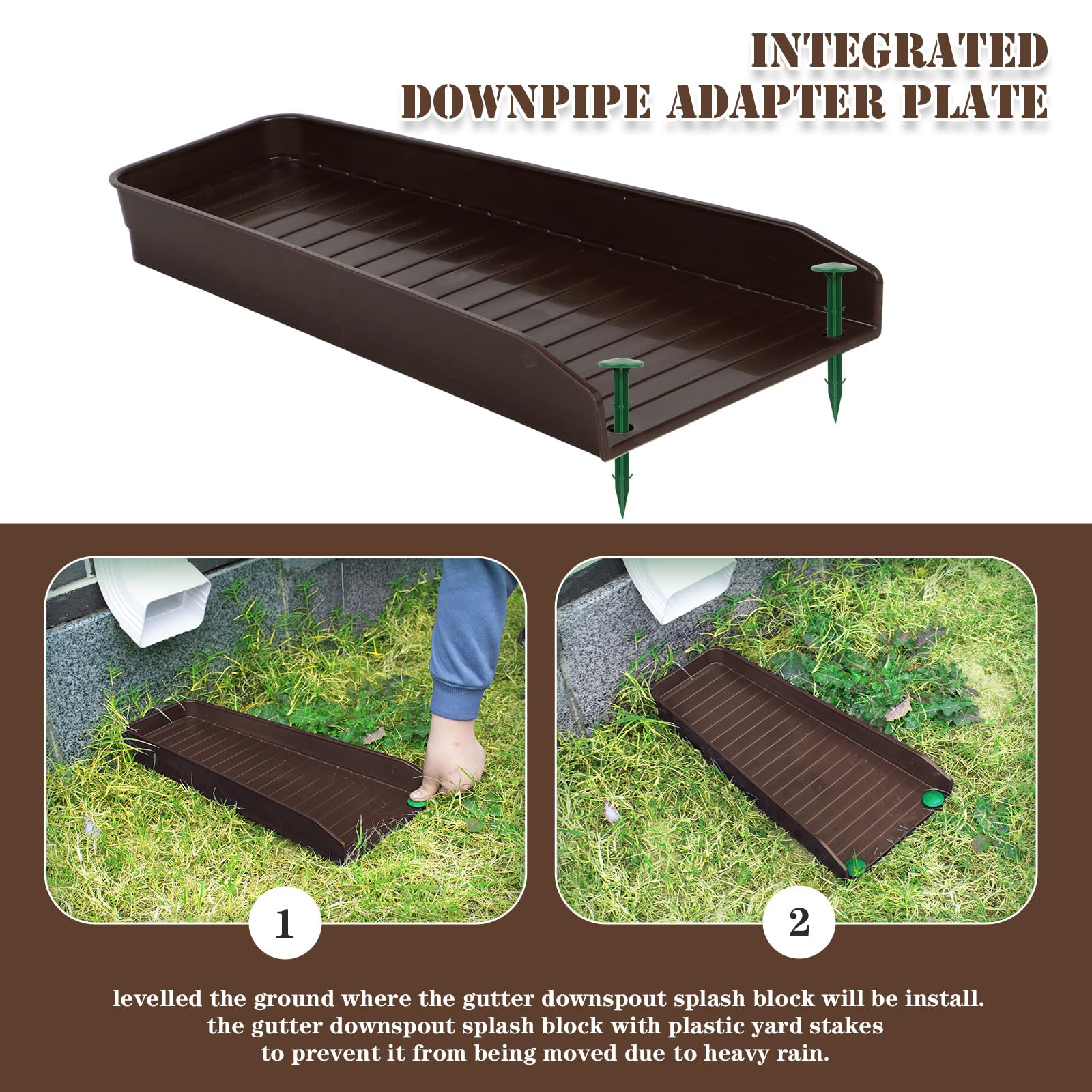 HAHOME durable PE material resists cracking and fading in any weather.