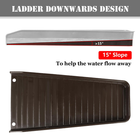 HAHOME gutter diverter demonstrates effective water runoff management for drainage.