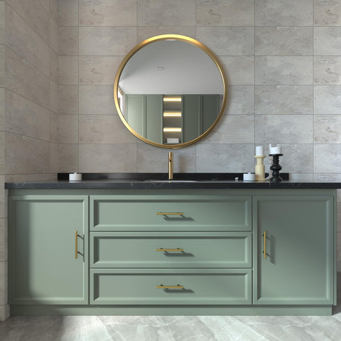 Haidms front-view installation in cabinet showing fit