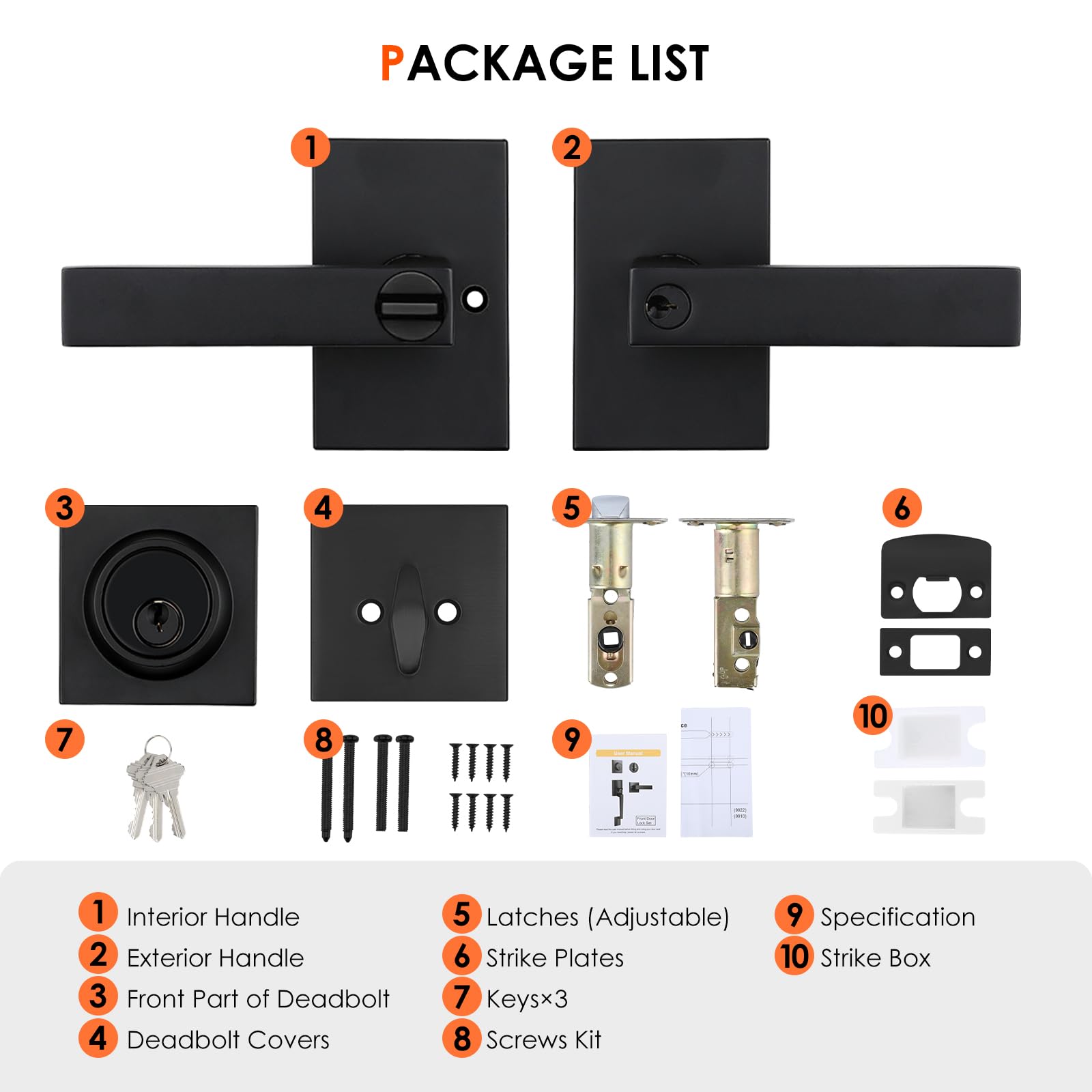 Haidms ANSI Grade 3 security standard for reliable exterior protection.
