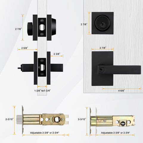 Haidms keyed-alike entry lockset reduces clutter and simplifies access.