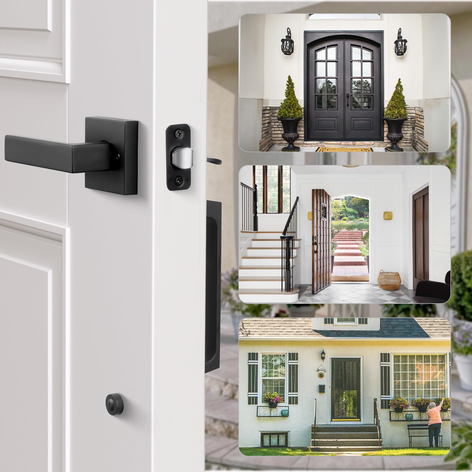 Haidms keyed-entry hardware set enables secure, easy installation.