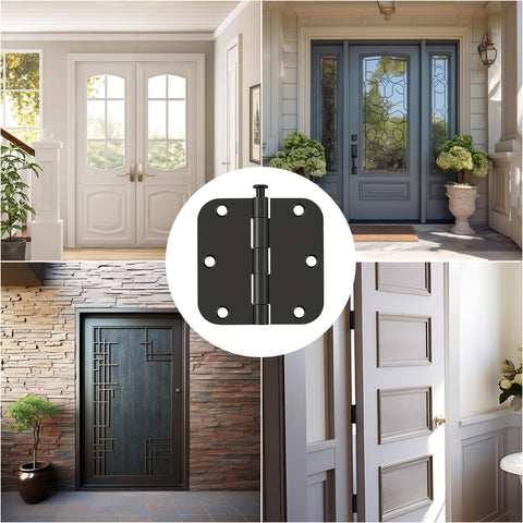 Haidms rust-proof iron hinges offer lasting strength in varied spaces.