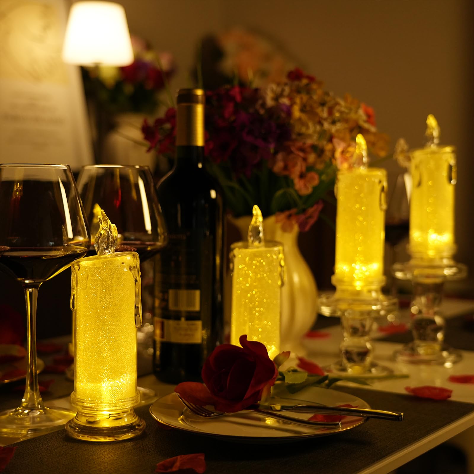 HAIDOLIANG battery-operated-tealight offers long-lasting mood lighting