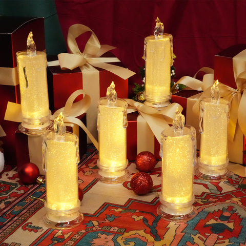 HAIDOLIANG Christmas table ambience delivers inviting holiday glow