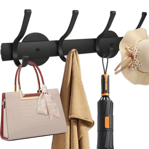 Haikole magnetic coat hooks on fridge for coats and bags