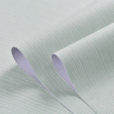 Haimin Grasscloth wallpaper self-adhesive backing enables easy peel-and-stick use.