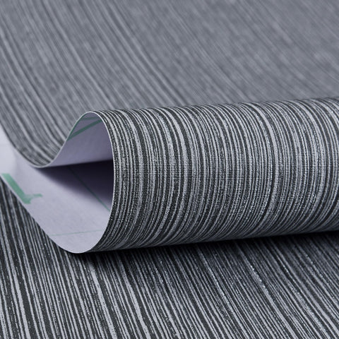 Haimin gray wallpaper is easy to clean, ideal for family spaces