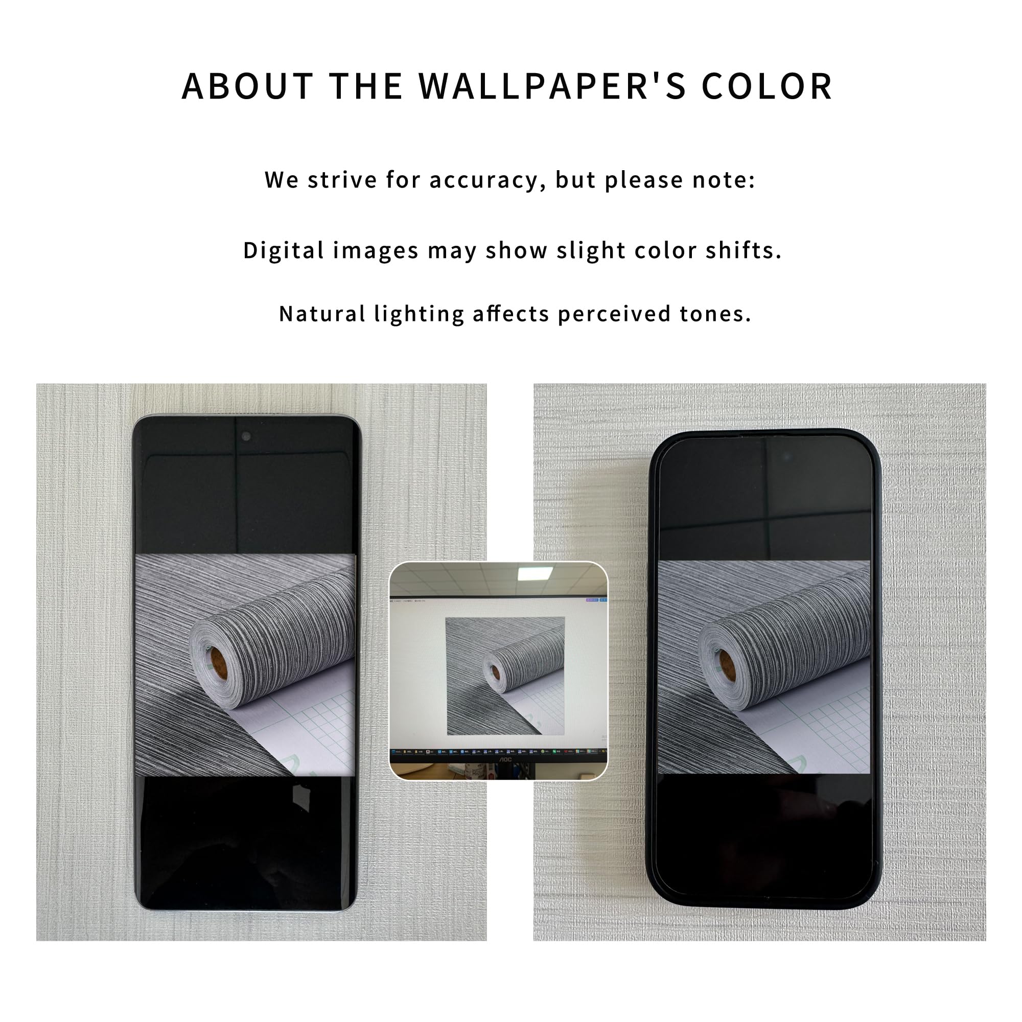 Haimin grid-backed wallpaper cuts precisely for clean, accurate installations