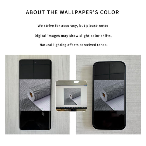 Haimin grid-backed wallpaper cuts precisely for clean, accurate installations