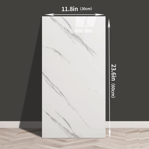 Haimin lightweight marble-look panel with easy DIY installation.