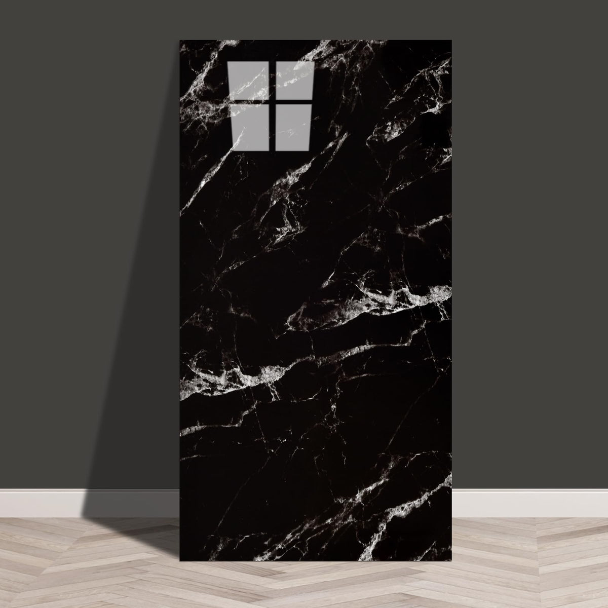 Haimin wall panel marble-look tile for quick DIY backsplash