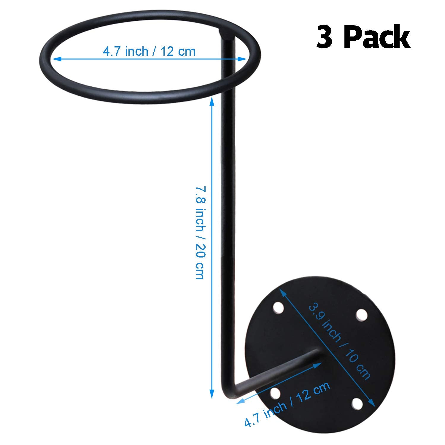 HAINANSTRY wall-mounted helmet hook saves space in entryways.