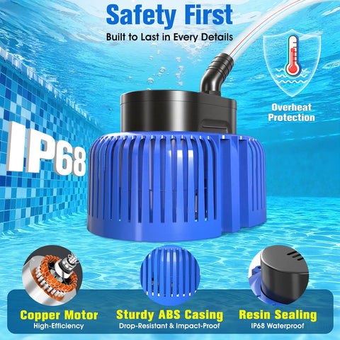 HaiNova four adapters ensure quick hose connections